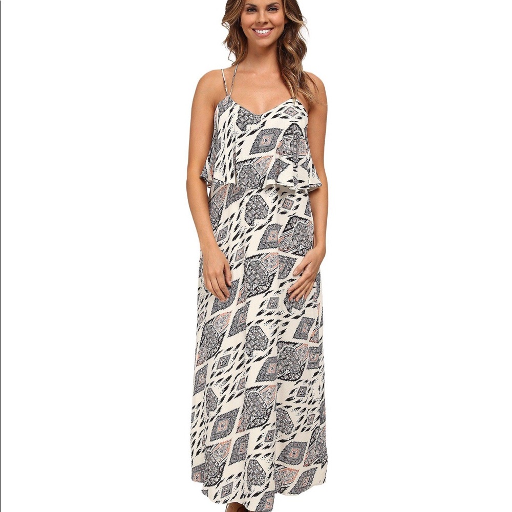 Vince Camuto Black and White Maxi Dress